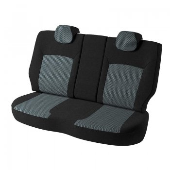 6 999 р. Чехлы для сидений (J10) Lord Autofashion Дублин (жаккард) Nissan Qashqai 1 дорестайлинг (2007-2010) (Черный, вставка Сеул серый)  с доставкой в г. Керчь. Увеличить фотографию 2
