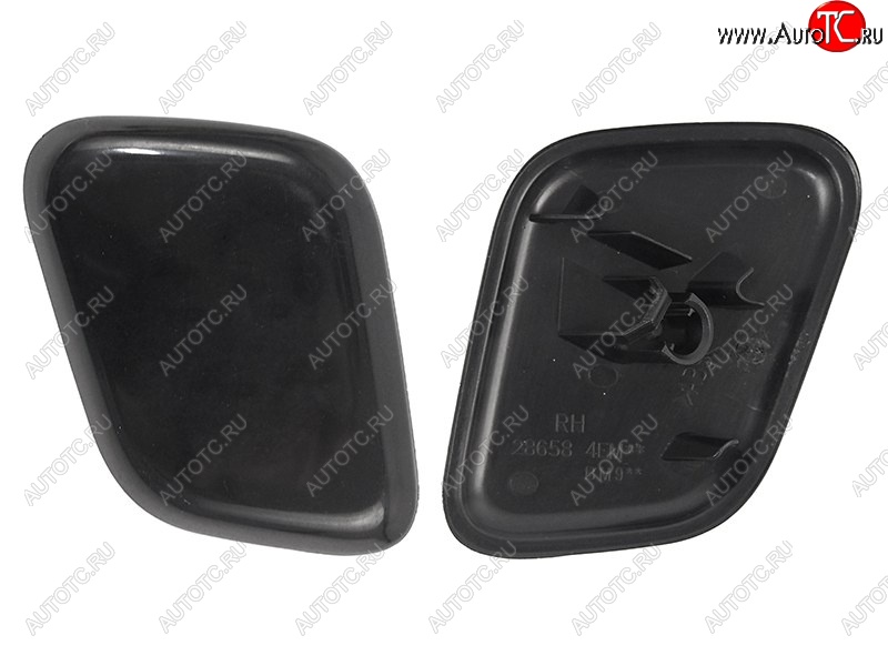 519 р. Правая крышка омывателя фары SAT  Nissan Qashqai  2 (2013-2019) J11 дорестайлинг (Неокрашенная)  с доставкой в г. Керчь
