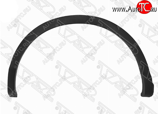 2 289 р. Правая накладка арки SAT (плоская, задняя) Nissan Qashqai 2 J11 дорестайлинг (2013-2019)  с доставкой в г. Керчь