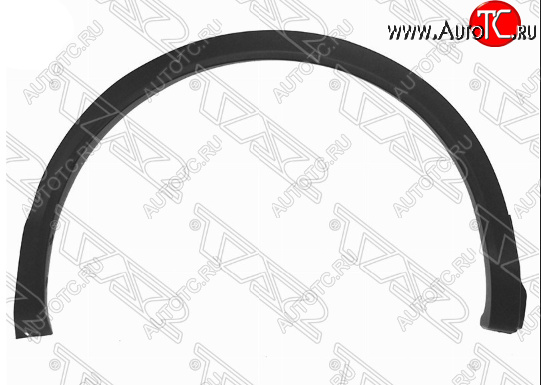 1 789 р. Правая накладка арки SAT (выпуклая, задняя)  Nissan Qashqai  2 (2013-2019) J11 дорестайлинг  с доставкой в г. Керчь