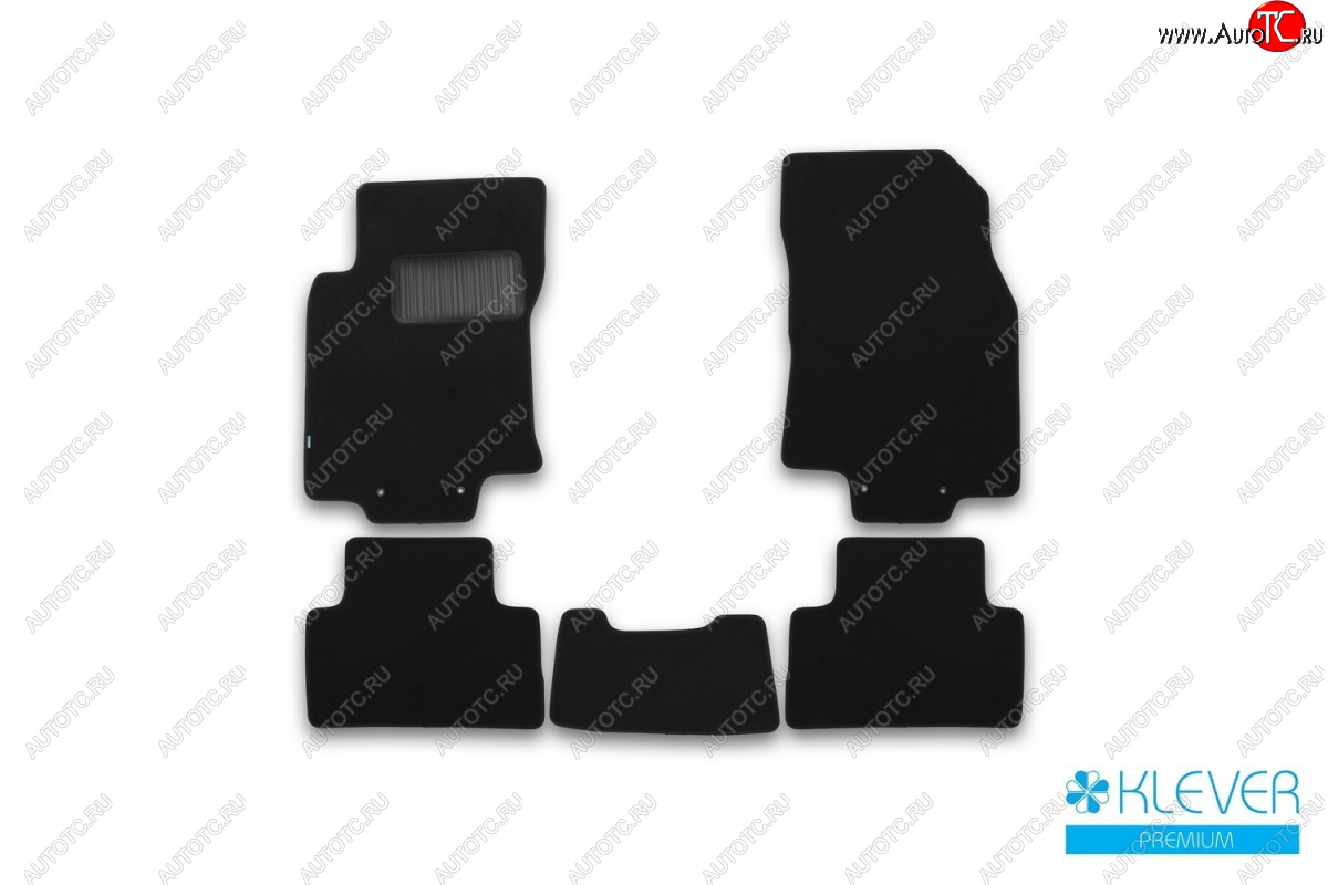 2 859 р. Текстильные коврики салона Klever Premium сборка РФ Nissan Qashqai 2 J11 дорестайлинг (2013-2019)  с доставкой в г. Керчь