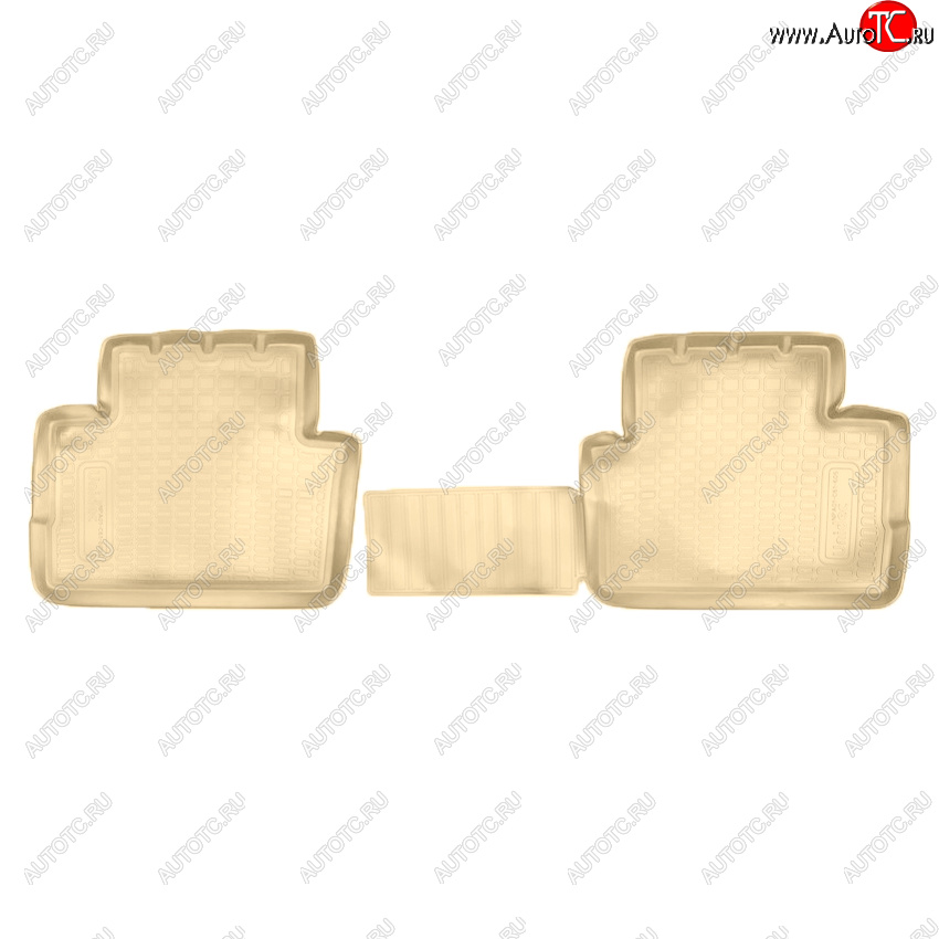 1 239 р. Коврики салона Norplast Unidec (задние) Nissan Qashqai 2 J11 дорестайлинг (2013-2019) (Цвет: бежевый)  с доставкой в г. Керчь