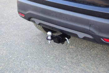 14 839 р. Фаркоп PT GROUP /съемный квадрат/ NISSAN Qashqai 2014- Nissan Qashqai 2 J11 рестайлинг (2017-2022)  с доставкой в г. Керчь. Увеличить фотографию 4