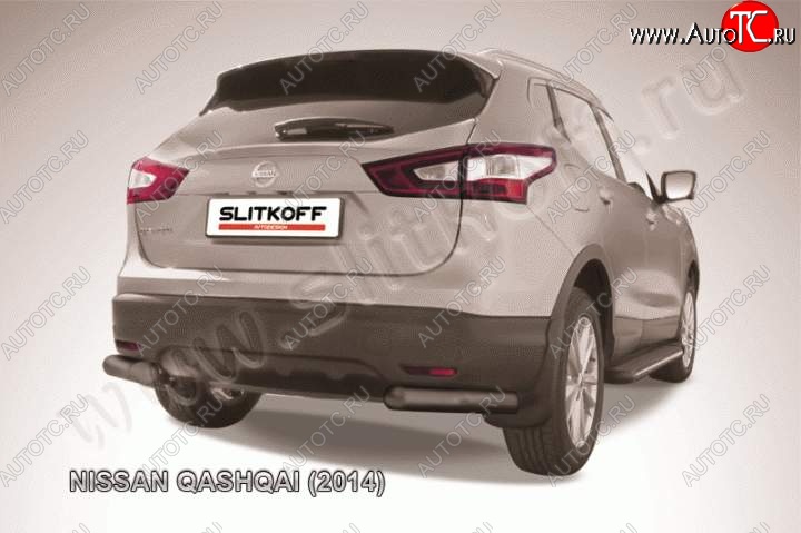 6 499 р. Уголки d76  Nissan Qashqai  2 (2013-2019) J11 дорестайлинг (Цвет: серебристый)  с доставкой в г. Керчь