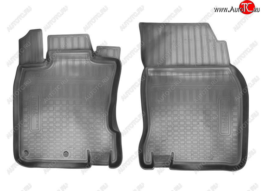 1 079 р. Комплект ковриков в салон Norplast Unidec (передние) Nissan Qashqai 2 J11 дорестайлинг (2013-2019) (Цвет: черный)  с доставкой в г. Керчь