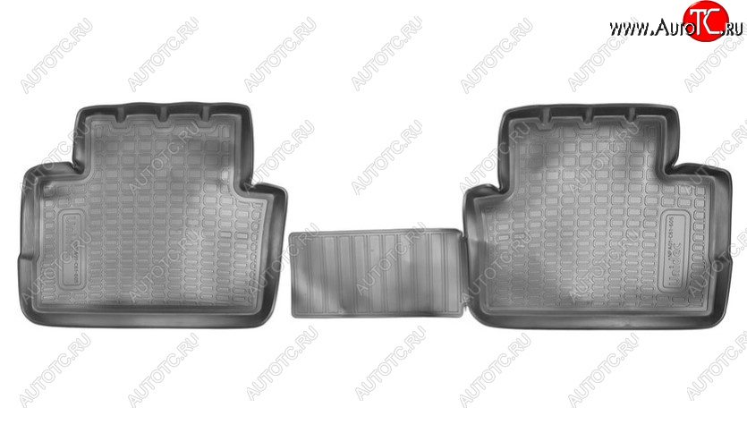719 р. Комплект ковриков в салон Norplast Unidec (задние)  Nissan Qashqai  2 (2013-2022) J11 дорестайлинг, J11 рестайлинг (Цвет: черный)  с доставкой в г. Керчь