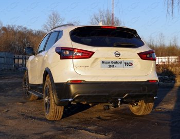 Фаркоп (тягово-сцепное устройство) TCC Nissan Qashqai  2 (2017-2022) J11 рестайлинг (оцинкованный, шар Е )