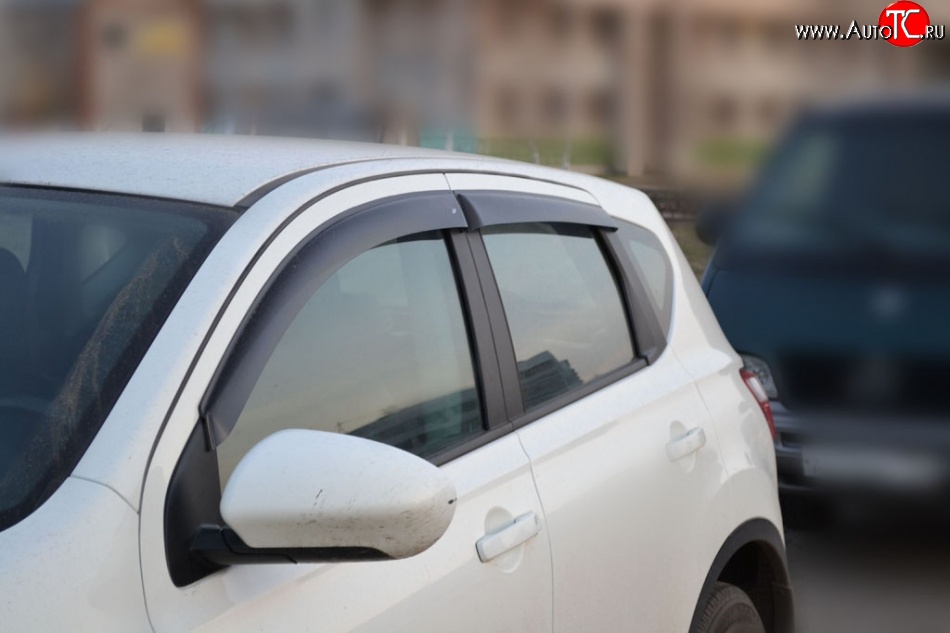 1 399 р. Комплект дефлекторов окон SkyLine Nissan Qashqai +2 1 J10 дорестайлинг (2008-2010)  с доставкой в г. Керчь