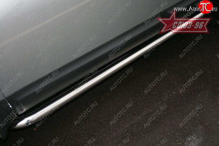 11 339 р. Защита порогов Souz-96 (d60) Nissan Qashqai +2 1 J10 дорестайлинг (2008-2010)  с доставкой в г. Керчь