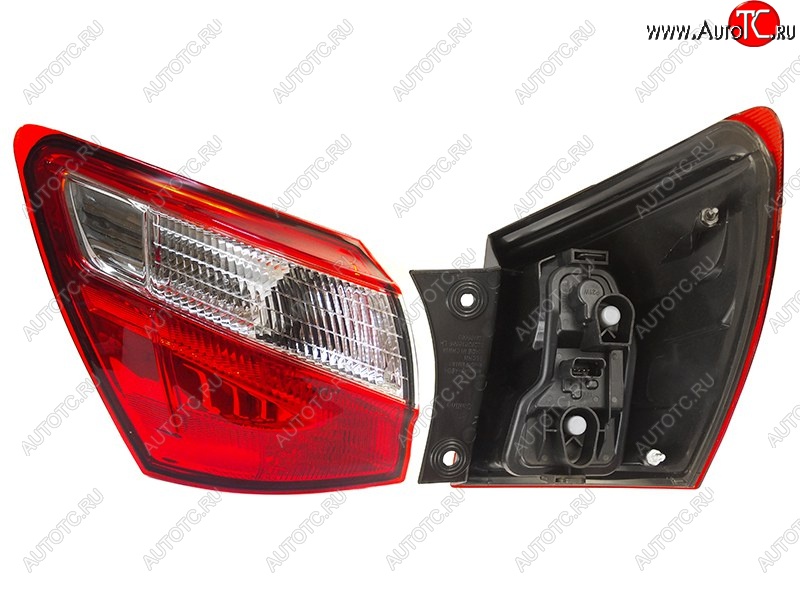3 799 р. Левый фонарь (внешний) SAT  Nissan Qashqai  1 (2010-2013) J10 рестайлинг  с доставкой в г. Керчь