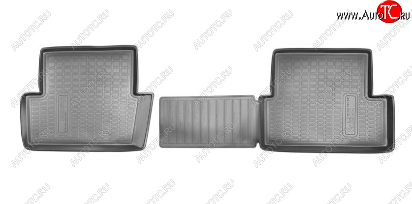 899 р. Комплект ковриков в салон Norplast Unidec (задние)  Nissan Qashqai  1 (2007-2013) дорестайлинг, J10 рестайлинг (Цвет: черный)  с доставкой в г. Керчь
