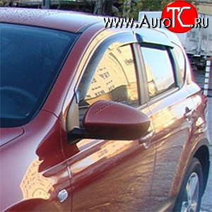 4 199 р. Дефлекторы окон (ветровики) Novline 4 шт Nissan Qashqai +2 1 J10 дорестайлинг (2008-2010)  с доставкой в г. Керчь