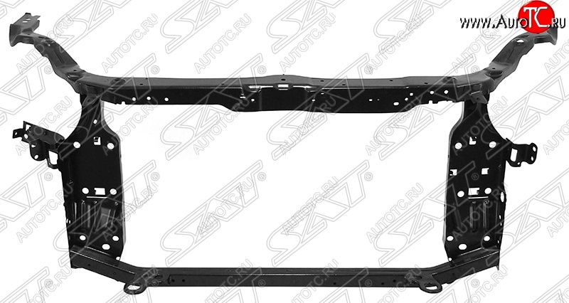 13 449 р. Рамка радиатора (телевизор) (MR20DE) SAT  Nissan Qashqai  1 (2010-2013) J10 рестайлинг (Неокрашенная)  с доставкой в г. Керчь