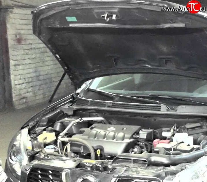 2 969 р. Упор капота Sport  Nissan Qashqai  1 (2010-2013) J10 рестайлинг  с доставкой в г. Керчь