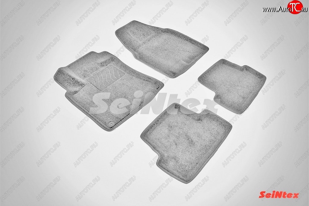 7 399 р. Износостойкие коврики в салон 3D NISSAN QASHQAI серые (компл)  Nissan Qashqai  1 (2010-2013) J10 рестайлинг  с доставкой в г. Керчь