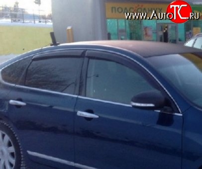 2 159 р. Комплект дефлекторов окон (седан) SkyLine Nissan Sentra 7 B17 (2014-2017)  с доставкой в г. Керчь