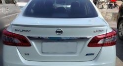 2 699 р. Лип спойлер M-VRS Nissan Sentra 7 B17 (2014-2017) (Неокрашенный)  с доставкой в г. Керчь. Увеличить фотографию 3