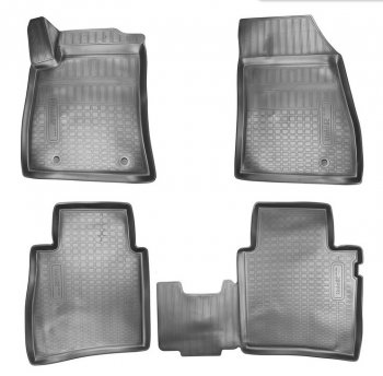 Комплект ковриков в салон Norplast Unidec Nissan Sentra  7 - Tiida  2 хэтчбек (Цвет: черный)