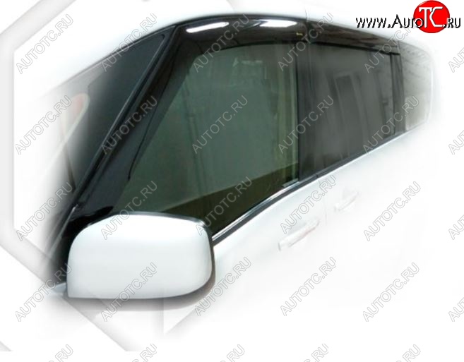 2 159 р. Дефлектора окон CA-Plastiс  Nissan Serena  C26 (2010-2013) минивэн дорестайлинг (Classic полупрозрачный)  с доставкой в г. Керчь