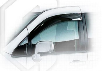Дефлектора окон CA-Plastic Nissan Serena  2 (2001-2005) (Classic полупрозрачный, Без хром.молдинга)