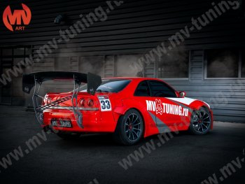21 799 р. Крылья задние Rocket Banny  Nissan Skyline  R33 (1993-1998) (Неокрашенные)  с доставкой в г. Керчь. Увеличить фотографию 2