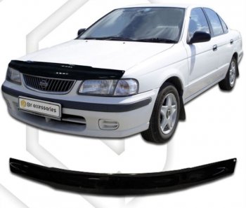 Дефлектор капота CA-Plastic Nissan Sunny B15 (1998-2004)