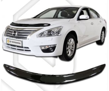 Дефлектор капота CA-Plastic Nissan Teana 3 L33 дорестайлинг (2014-2020)