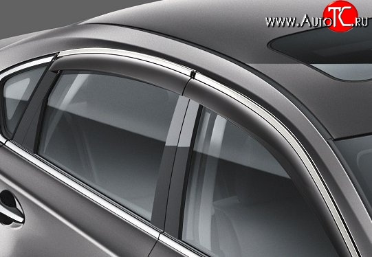 999 р. Комплект дефлекторов окон (ветровиков) 4 шт. Russtal Nissan Teana 3 L33 дорестайлинг (2014-2020)  с доставкой в г. Керчь