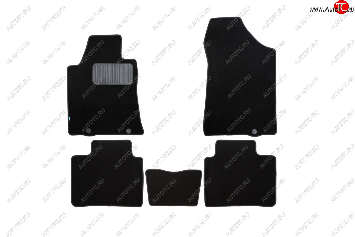 4 199 р. Коврики салона (текстиль) Klever Premium Nissan Teana 3 L33 дорестайлинг (2014-2020) (Чёрные)  с доставкой в г. Керчь