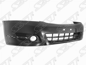 3 199 р. Передний бампер SAT Nissan Teana 2 J32 дорестайлинг (2008-2011) (Неокрашенный)  с доставкой в г. Керчь. Увеличить фотографию 2