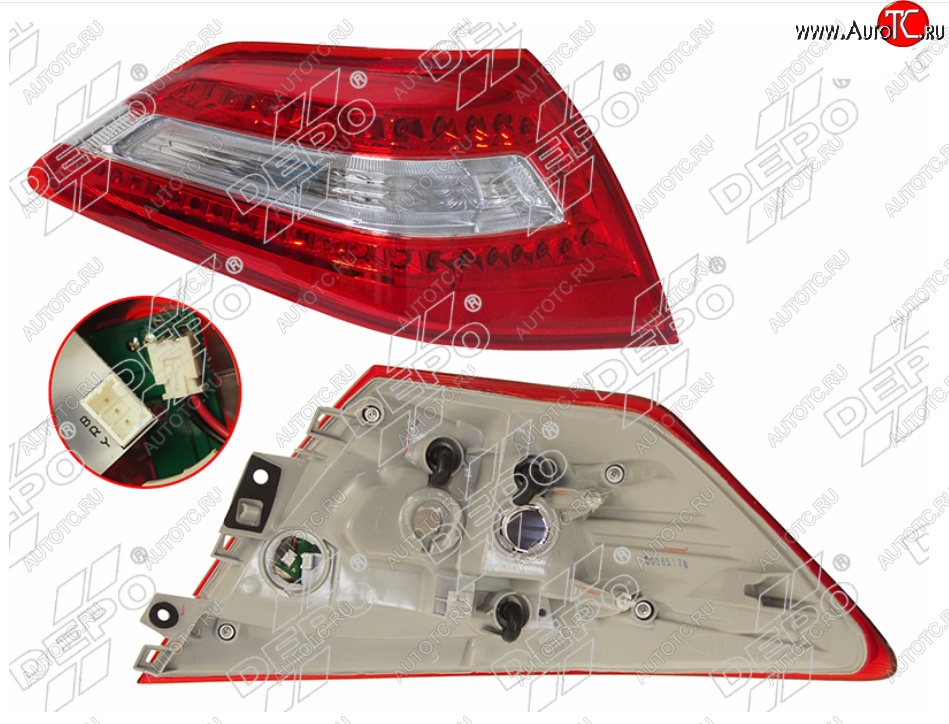 4 999 р. Левый фонарь задний DEPO Nissan Teana 2 J32 дорестайлинг (2008-2011)  с доставкой в г. Керчь