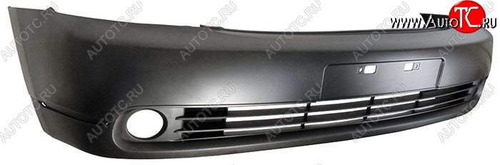 5 999 р. Бампер стандартный (под круглые туманки) SAT Nissan Teana 1 J31 дорестайлинг (2003-2005) (Неокрашенный)  с доставкой в г. Керчь
