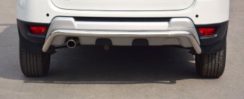 Защита заднего бампера PT GROUP Ø51мм (НПС) RENAULT Duster 2012-/ NISSAN Terrano 2014- Nissan Terrano  D10 (2013-2022), Renault Duster  HS (2010-2015)