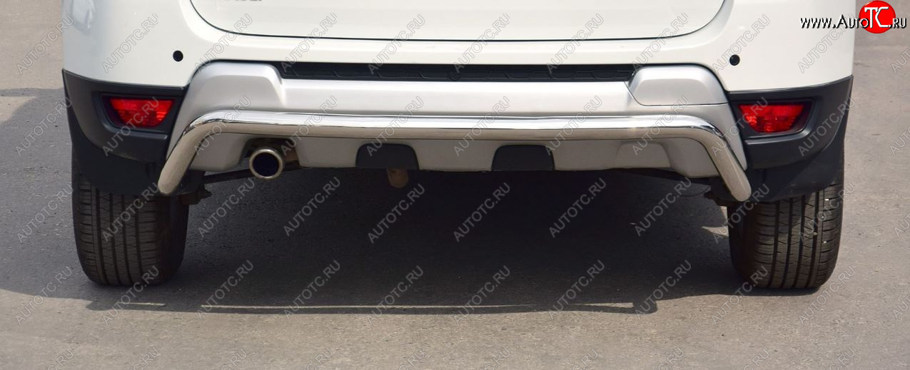 16 089 р. Защита заднего бампера PT GROUP Ø51мм (НПС) RENAULT Duster 2012-/ NISSAN Terrano 2014- Nissan Terrano D10 дорестайлинг (2013-2016)  с доставкой в г. Керчь