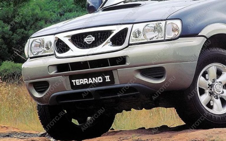 46 999 р. Передний бампер POLCAR Nissan Terrano2 R20 2-ой рестайлинг (1999-2006) (неокрашенный)  с доставкой в г. Керчь