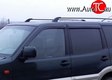 999 р. Комплект дефлекторов окон (ветровиков) 4 шт. Russtal Nissan Terrano2 R20 1-ый рестайлинг (1996-1999)  с доставкой в г. Керчь