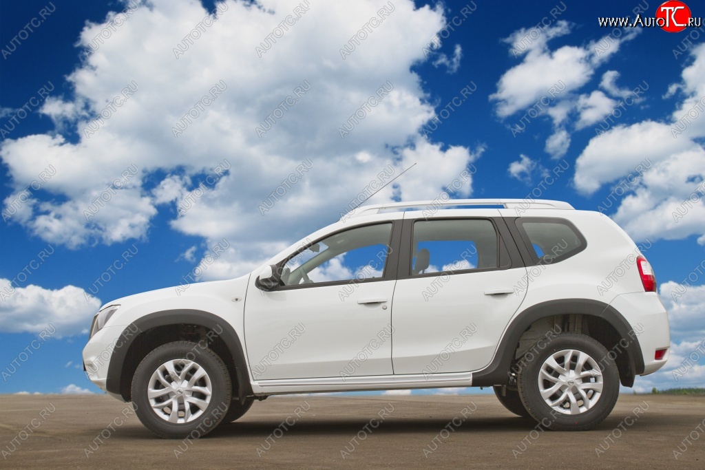 11 349 р. Расширители колесных арок RA (комплект) Nissan Terrano D10 дорестайлинг (2013-2016) (Поверхность шагрень)  с доставкой в г. Керчь