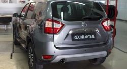 1 099 р. Накладка защитная на задний бампер RA  Nissan Terrano  D10 (2013-2022) дорестайлинг, рестайлинг  с доставкой в г. Керчь. Увеличить фотографию 6