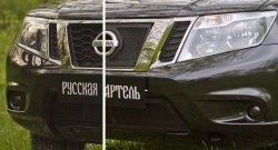2 279 р. Защитная сетка решетки переднего бампера РА  Nissan Terrano  D10 (2013-2022) дорестайлинг, рестайлинг  с доставкой в г. Керчь. Увеличить фотографию 4