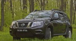 2 279 р. Защитная сетка решетки переднего бампера РА  Nissan Terrano  D10 (2013-2022) дорестайлинг, рестайлинг  с доставкой в г. Керчь. Увеличить фотографию 6