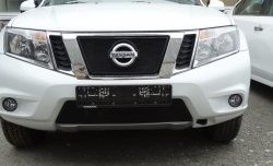 1 559 р. Сетка в решетку радиатора Russtal Nissan Terrano D10 рестайлинг (2016-2022) (черная)  с доставкой в г. Керчь. Увеличить фотографию 2