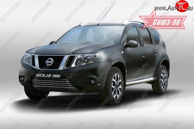 6 209 р. Декоративный элемент воздухозаборника Souz-96 (d16) Nissan Terrano D10 дорестайлинг (2013-2016)  с доставкой в г. Керчь