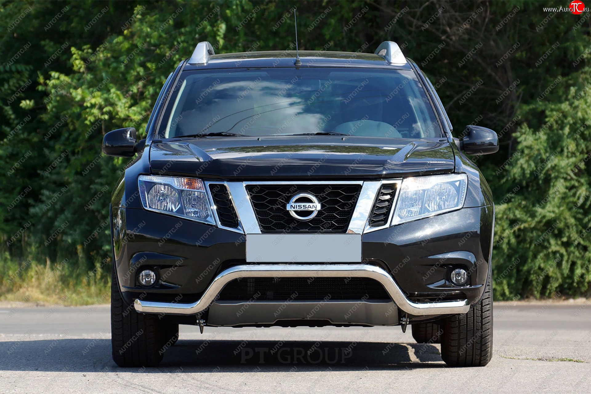 18 249 р. Защита переднего бампера Petroil Tuning (d63, волна)  Nissan Terrano  D10 (2013-2022) дорестайлинг, рестайлинг (Нержавеющая полированная сталь)  с доставкой в г. Керчь