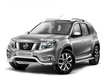 18 249 р. Защита переднего бампера Petroil Tuning (d63, волна)  Nissan Terrano  D10 (2013-2022) дорестайлинг, рестайлинг (Нержавеющая полированная сталь)  с доставкой в г. Керчь. Увеличить фотографию 4