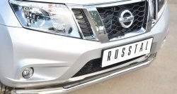 13 249 р. Одинарная защита переднего бампера диаметром 63 мм SLITKOFF  Nissan Terrano  D10 (2013-2022) дорестайлинг, рестайлинг  с доставкой в г. Керчь. Увеличить фотографию 2