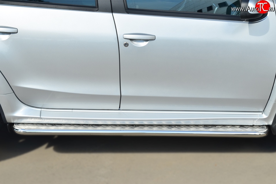 24 649 р. Широкая защита порогов SLITKOFF  Nissan Terrano  D10 (2013-2022) дорестайлинг, рестайлинг  с доставкой в г. Керчь