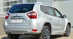 15 899 р. Защита заднего бампера (2 трубы Ø42 мм, нержавейка) SLITKOFF  Nissan Terrano  D10 (2013-2022) дорестайлинг, рестайлинг  с доставкой в г. Керчь. Увеличить фотографию 4