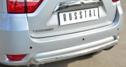 14 399 р. Одинарная защита заднего бампера из трубы диаметром 63 мм SLITKOFF  Nissan Terrano  D10 (2013-2022) дорестайлинг, рестайлинг  с доставкой в г. Керчь. Увеличить фотографию 2