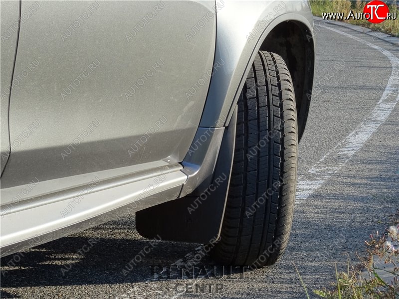 1 809 р. Брызговики Duster-Guard ПЕРЕДНИЕ широкие (2 шт) NISSAN Terrano 2014- Nissan Terrano D10 дорестайлинг (2013-2016)  с доставкой в г. Керчь