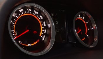 75 579 р. Приборная панель Ferrum GF 890 PH2 (подсветка оранжевый и голубой) Nissan Terrano D10 дорестайлинг (2013-2016) (Серебро (шкалы оранжевый, голубой))  с доставкой в г. Керчь. Увеличить фотографию 3